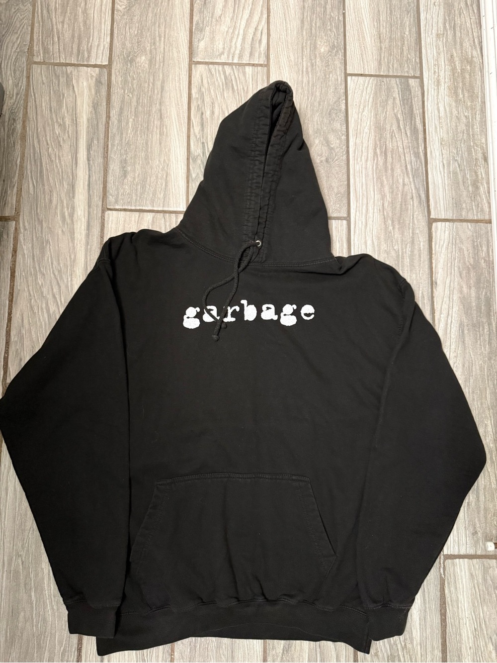 Garbage 2015 20 Years Queer Tour Hoodie Black/White Size XL